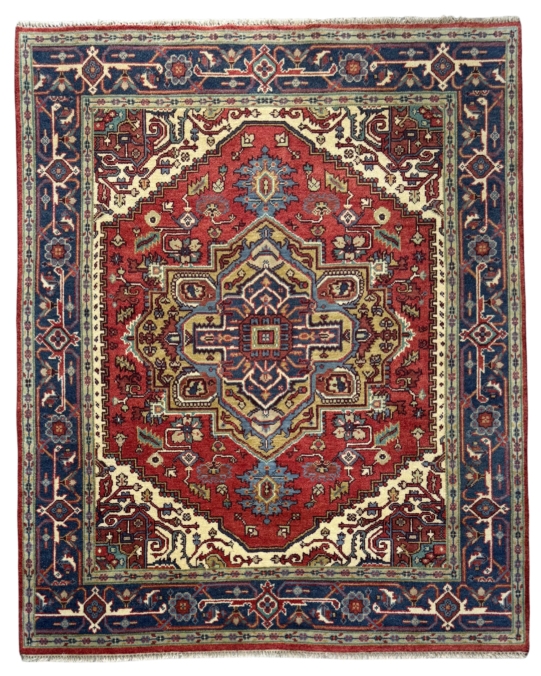 Serapi One of a Kind Red Blue