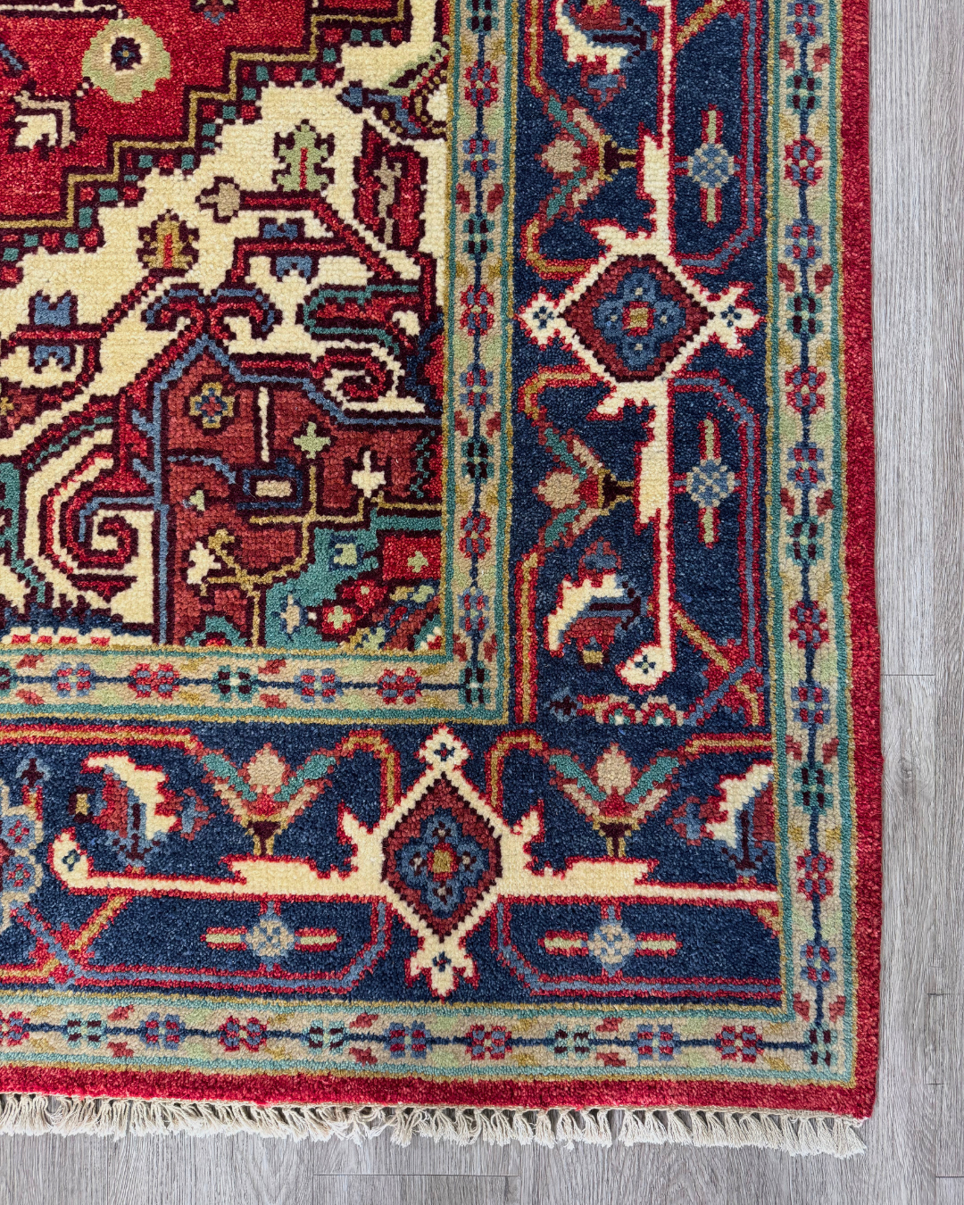 Serapi One of a Kind Red Blue