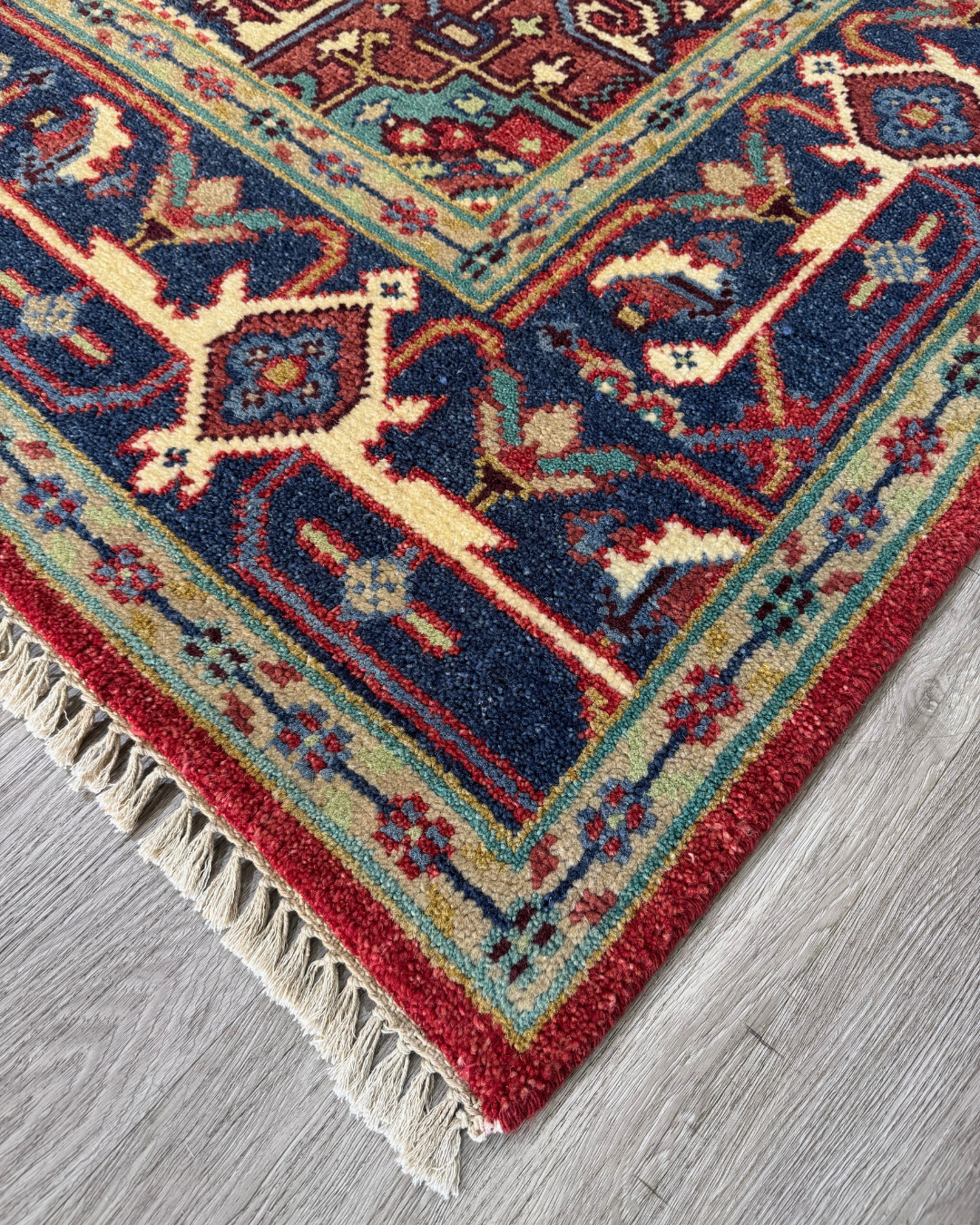 Serapi One of a Kind Red Blue