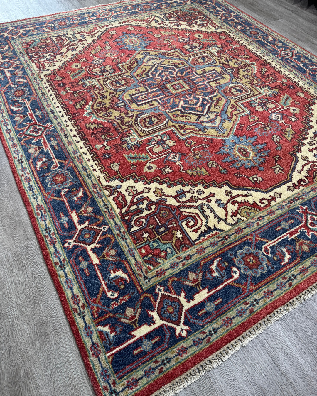 Serapi One of a Kind Red Blue