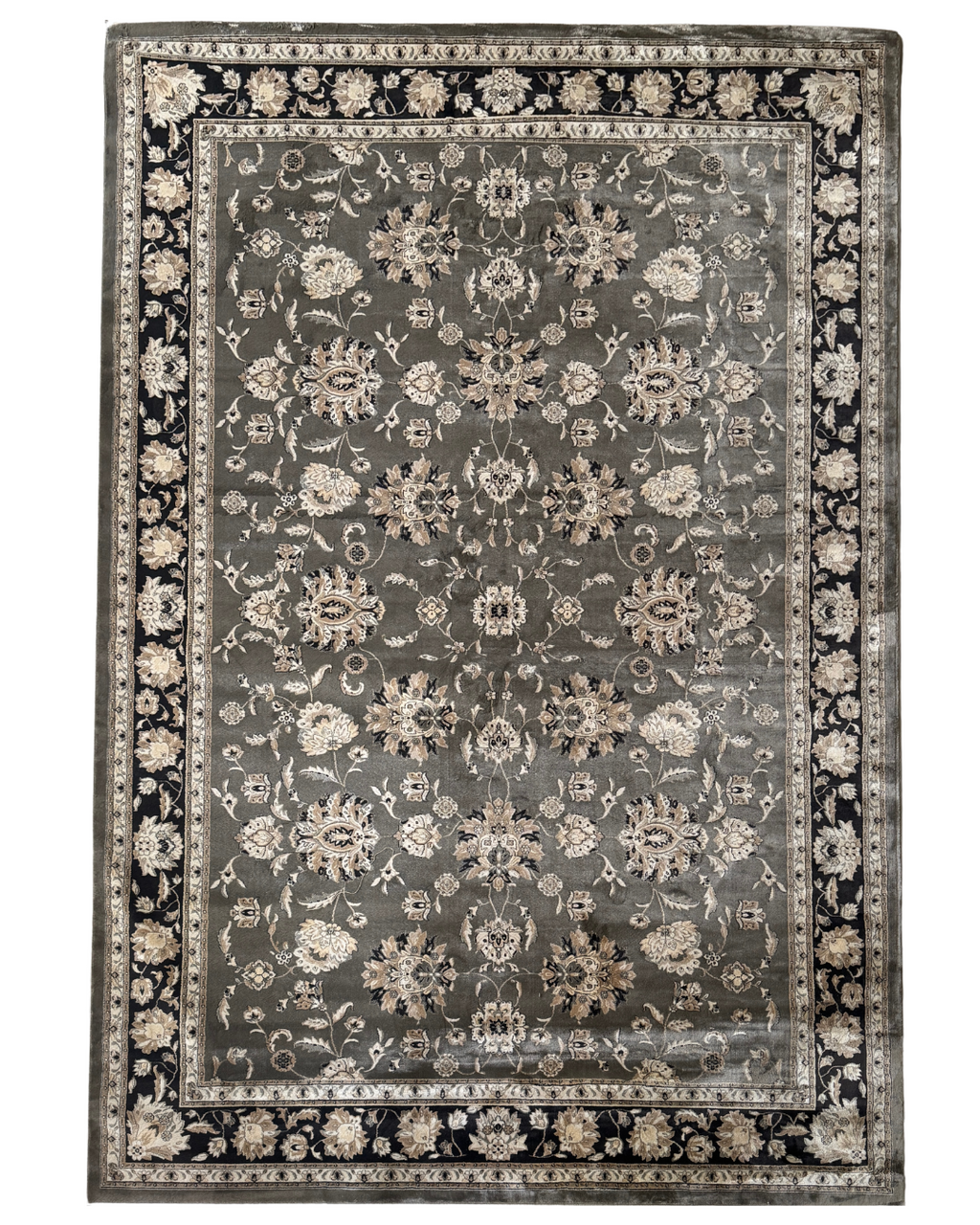 Kathy Ireland Traditional Charcoal Beige