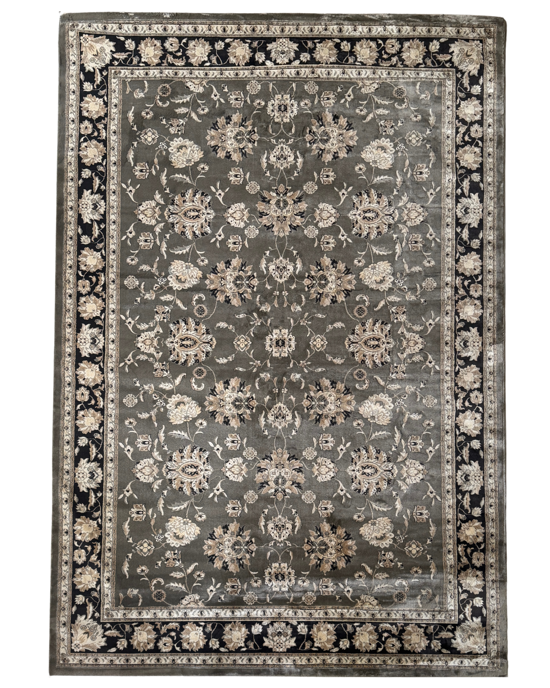 Kathy Ireland Traditional Charcoal Beige