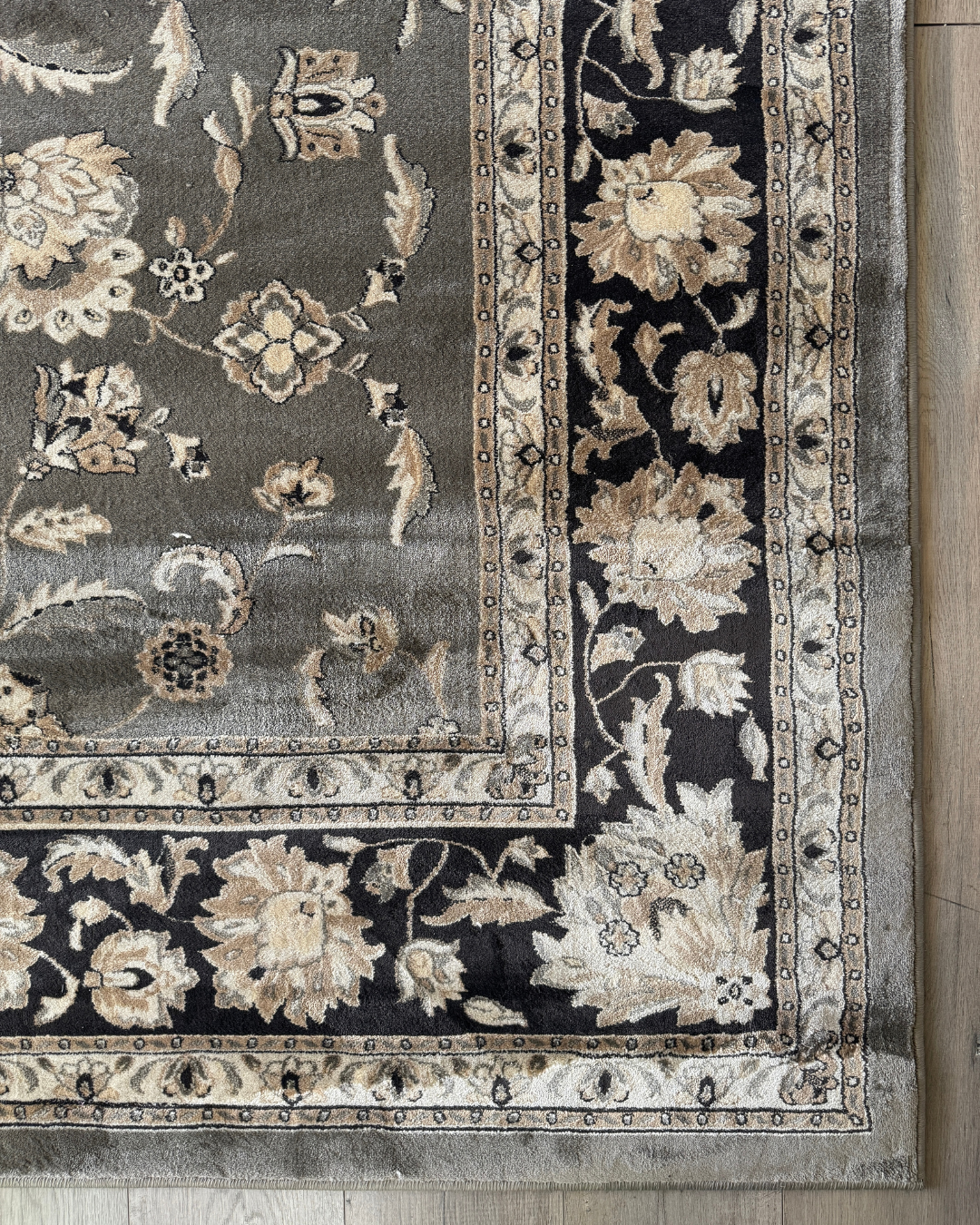 Kathy Ireland Traditional Charcoal Beige