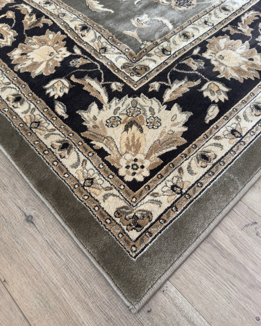 Kathy Ireland Traditional Charcoal Beige