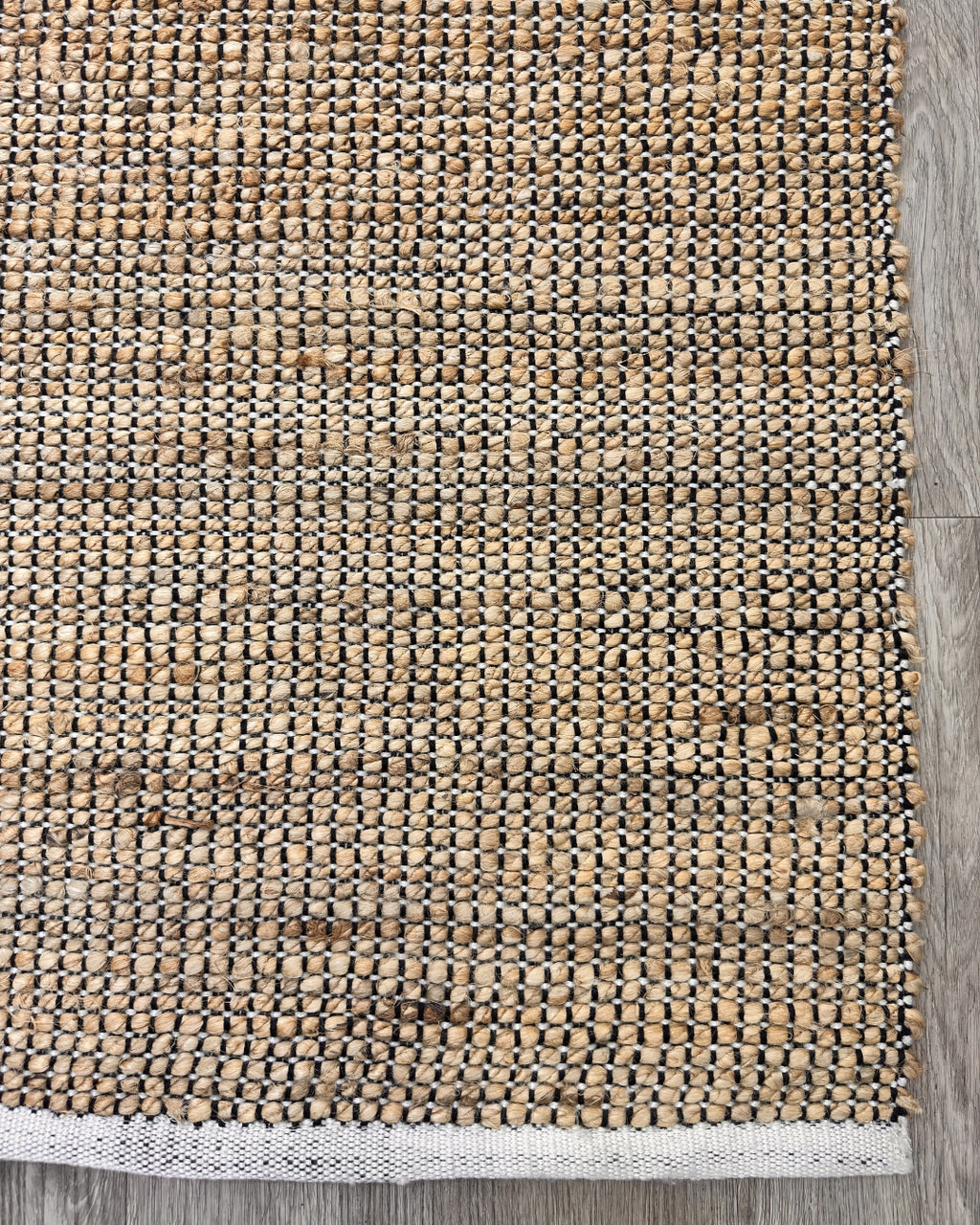 Jute Grid Natural 01A