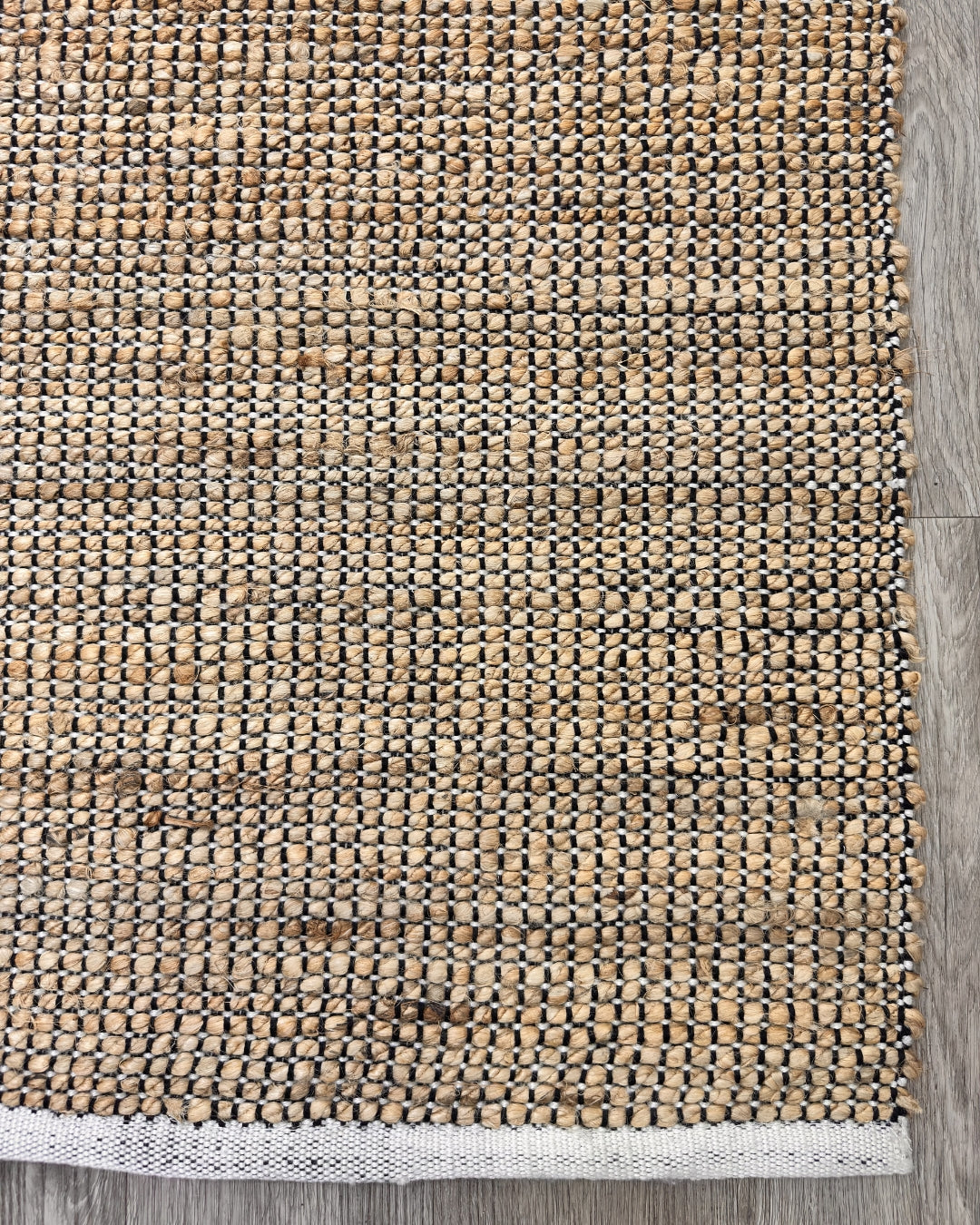 Jute Grid Natural 01A