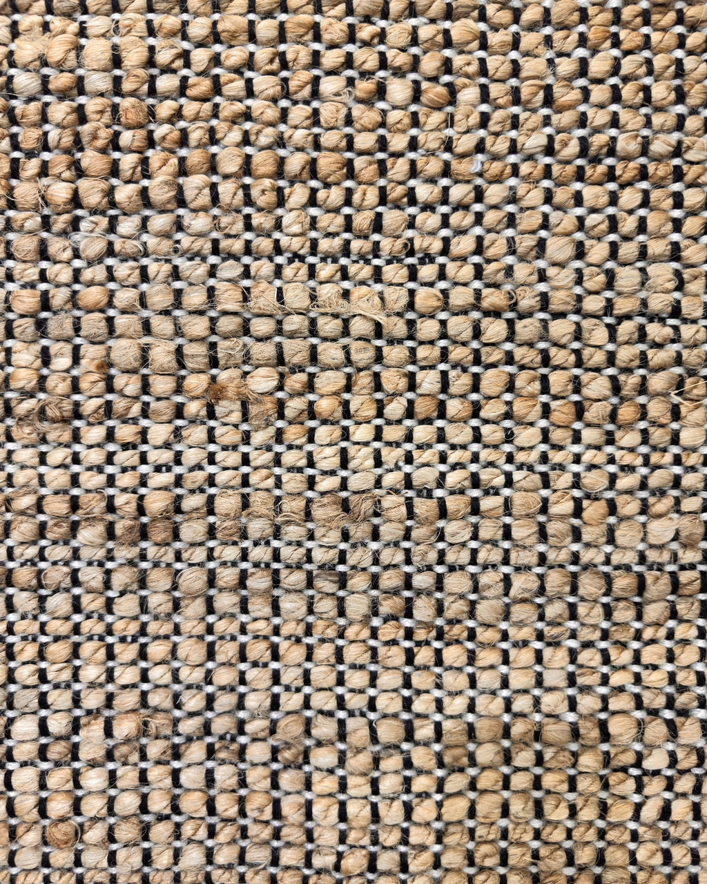 Jute Grid Natural 01A