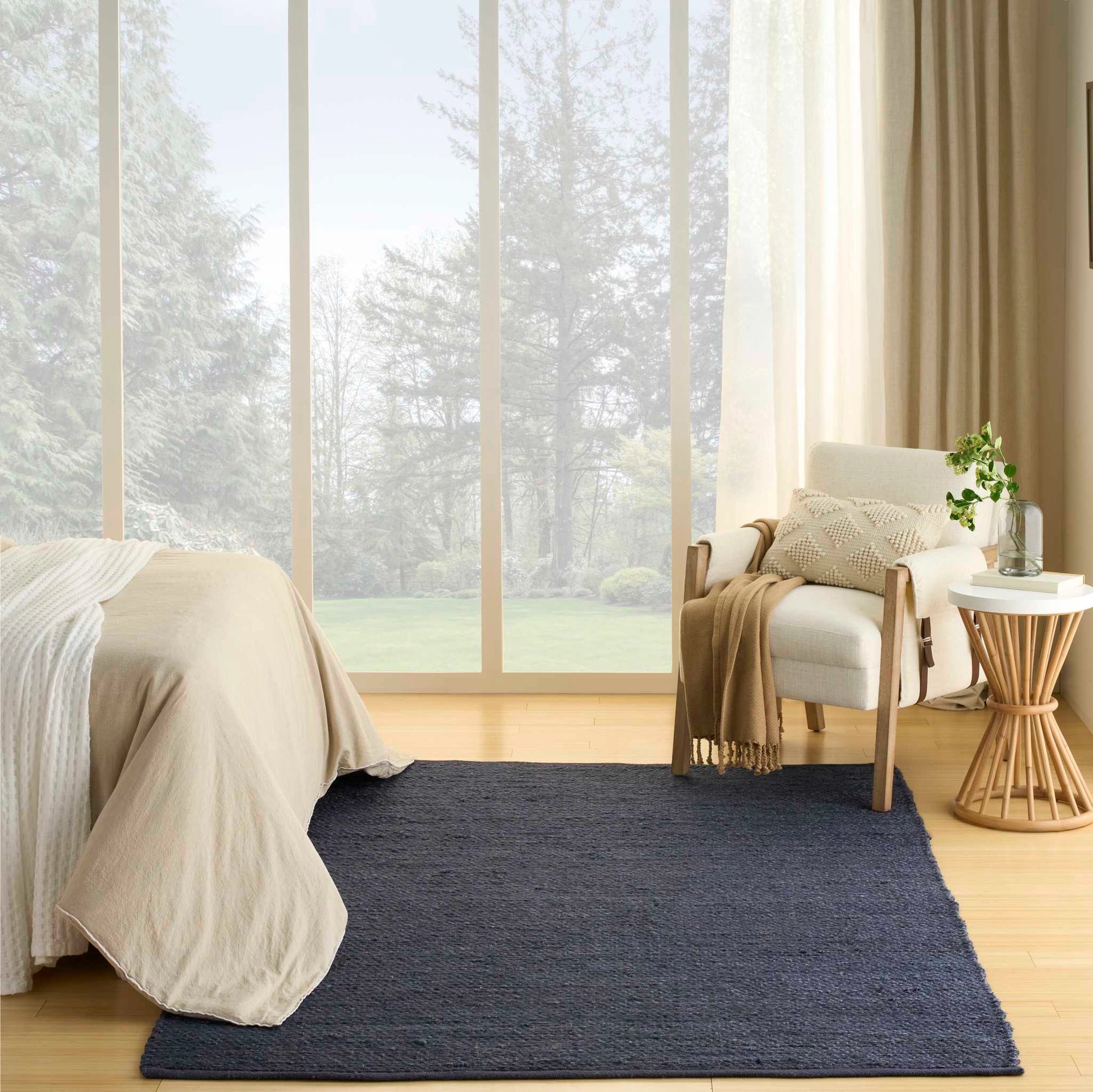Natural Jute Navy